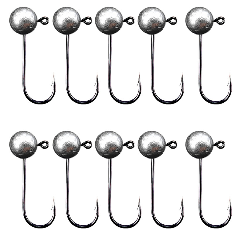 10pcs/lot Jig Head Fishing Hoo - Fishing Hook Offset 리뷰 및 가격