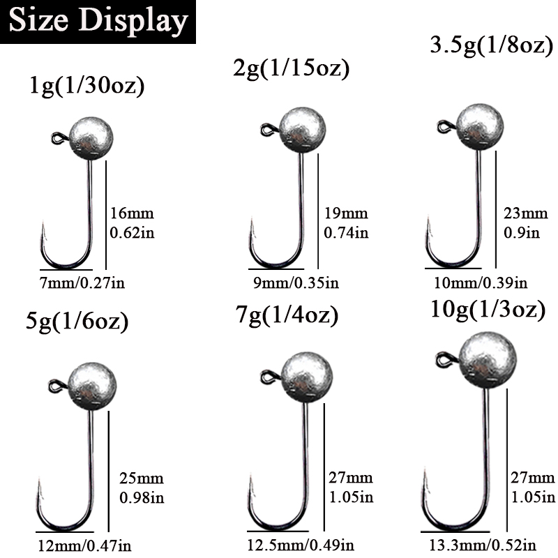 10pcs/lot Jig Head Fishing Hoo - Fishing Hook Offset 리뷰 및 가격