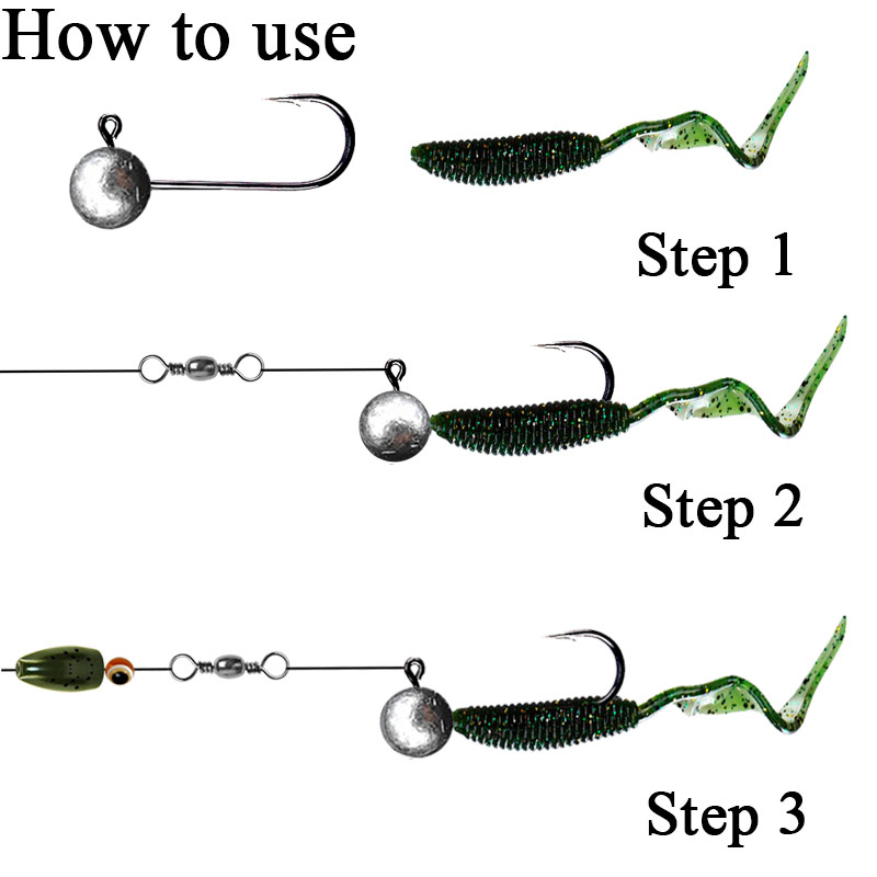 10pcs/lot Jig Head Fishing Hoo - Fishing Hook Offset 리뷰 및 가격