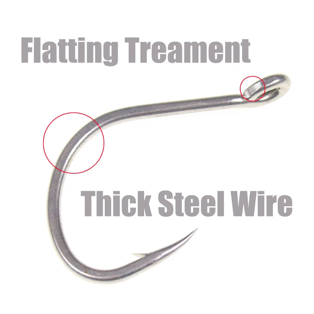 10pcs Matte Tin Anti-rust Salt - Fishing Hook Offset 리뷰 및 가격