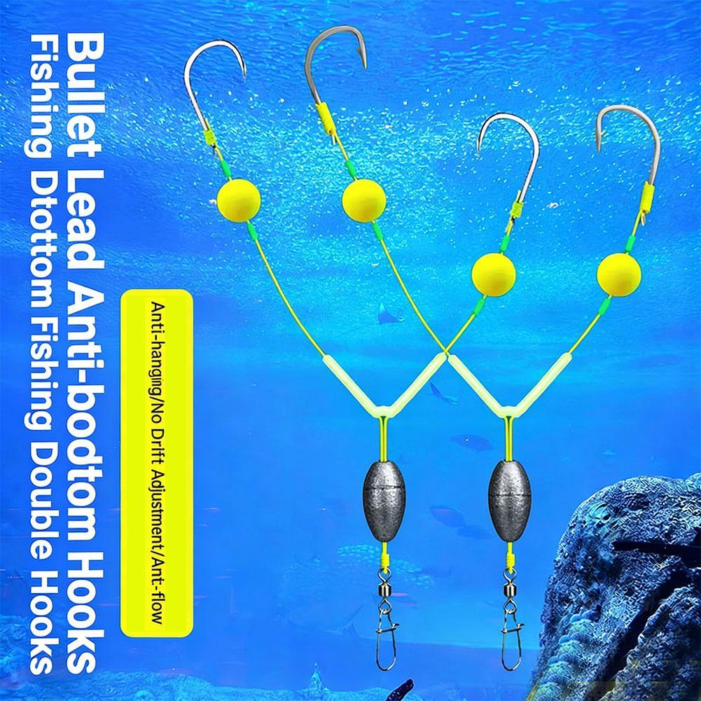 Reverse Off-Bottom Double Hook - Fishing Hook Weedless 리뷰 및 가격