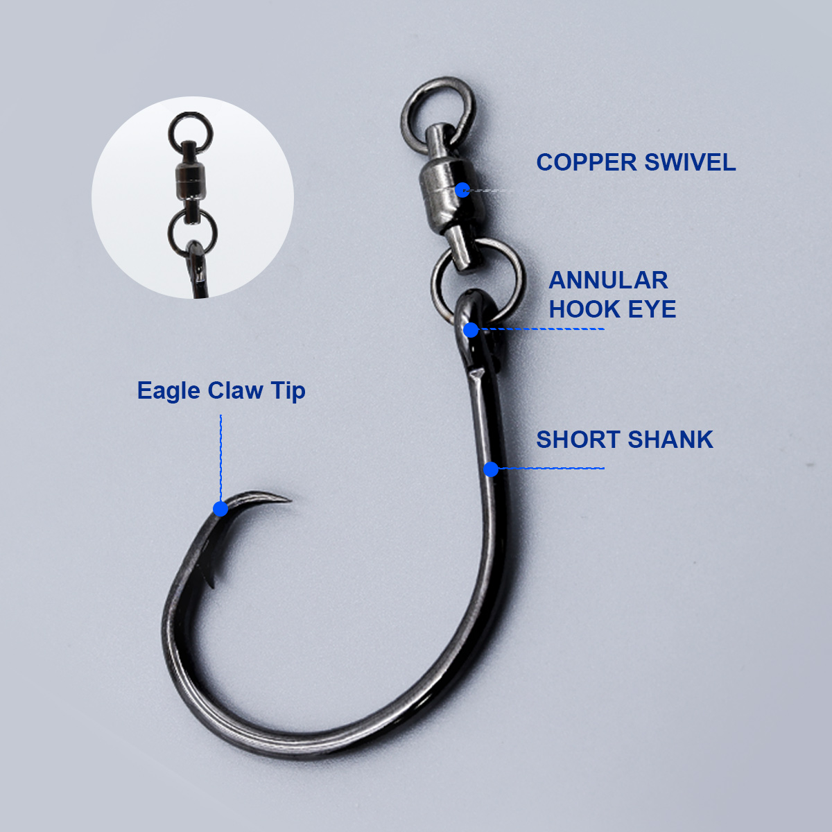 ZYZHE 3pcs/Bag Circle Hooks Wi - Fishing Hook Offset 리뷰 및 가격