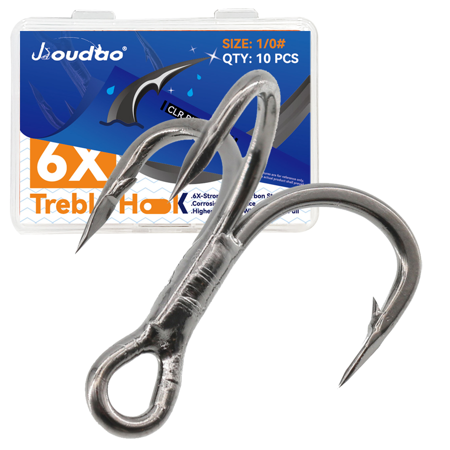 6X Fishing Treble Hook 10Pcs T - Fishing Hook Offset 리뷰 및 가격