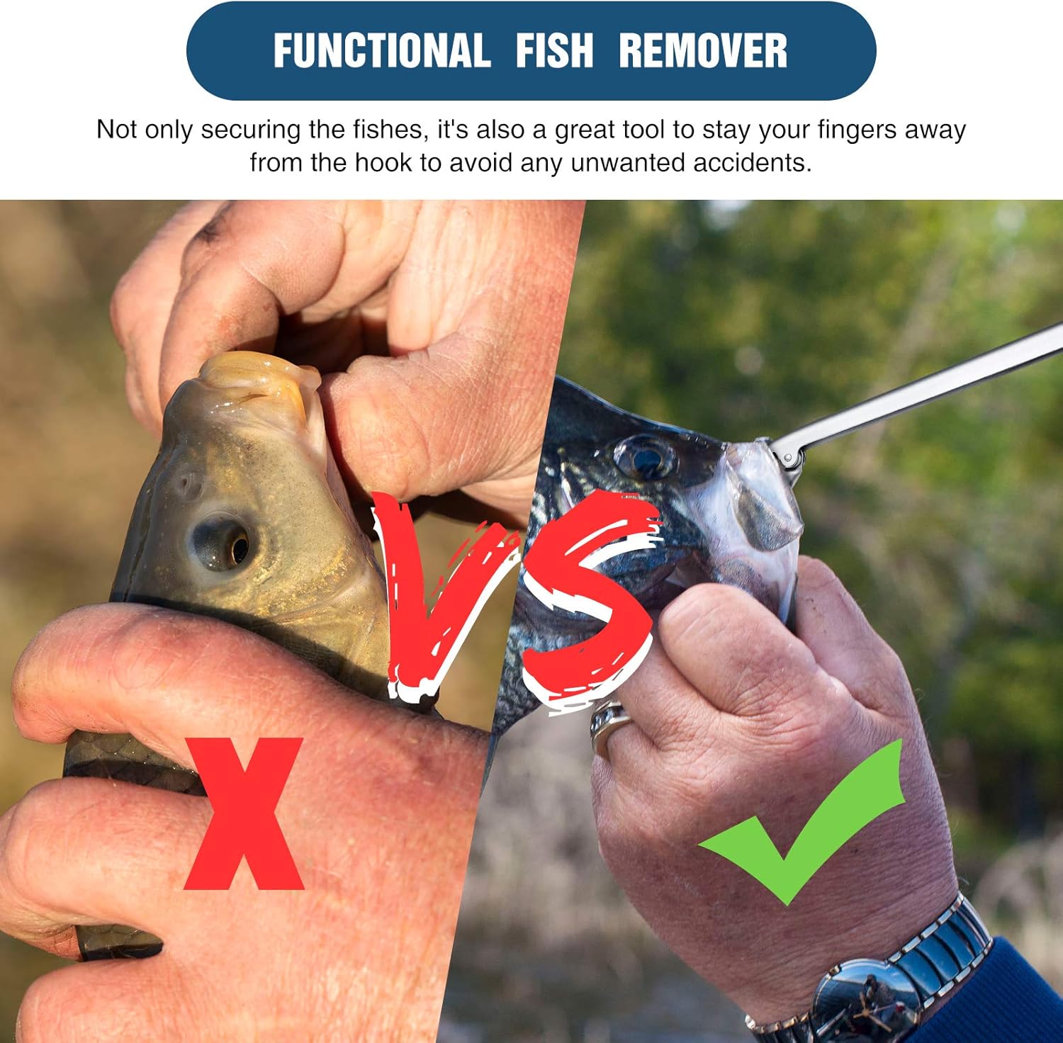 2 Pieces Stainless Steel Fish  - Fishing Hook Remover 리뷰 및 가격