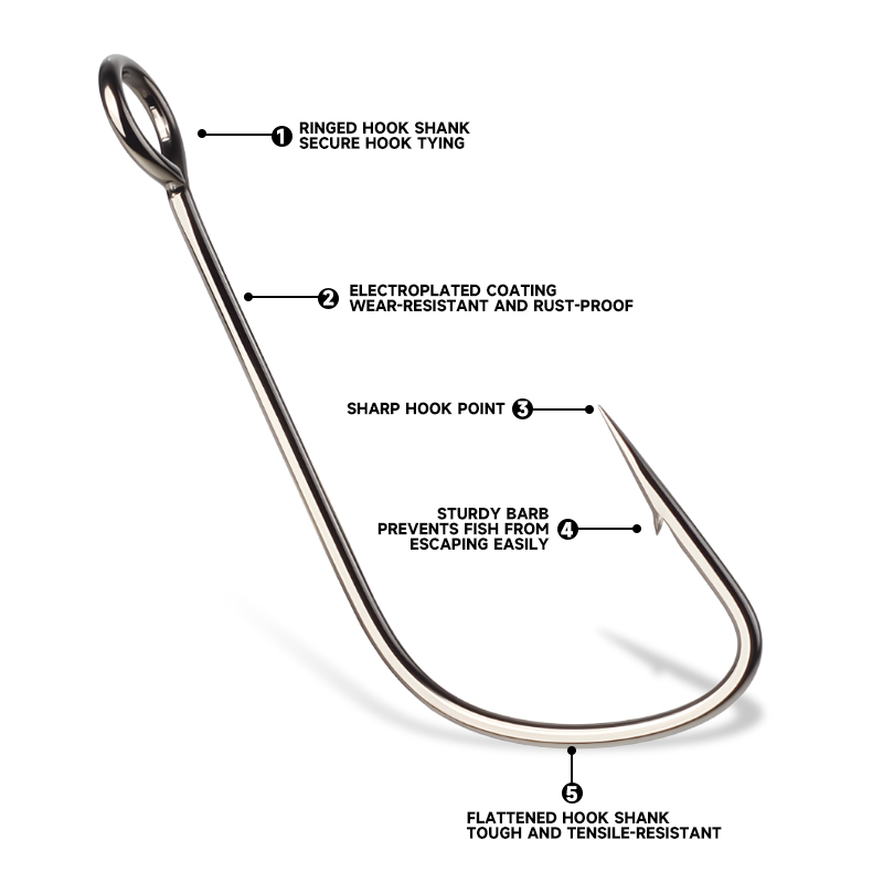 Supercontinent 2#-12# 10pcs Ba - Fishing Hook Offset 리뷰 및 가격